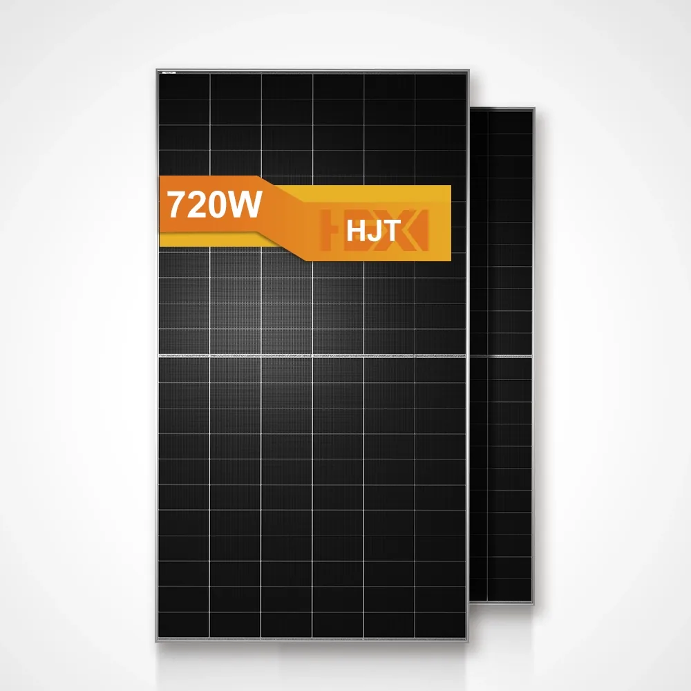 720W Solar Panel HJT Bifacial Double Glass Module