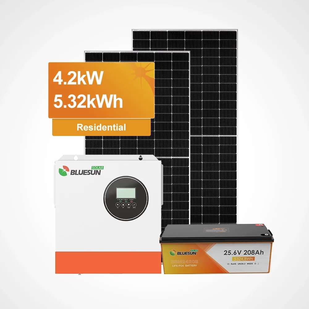 4.2kW Solar Power System with 5.32kWh Lithium Battery for Residential Use