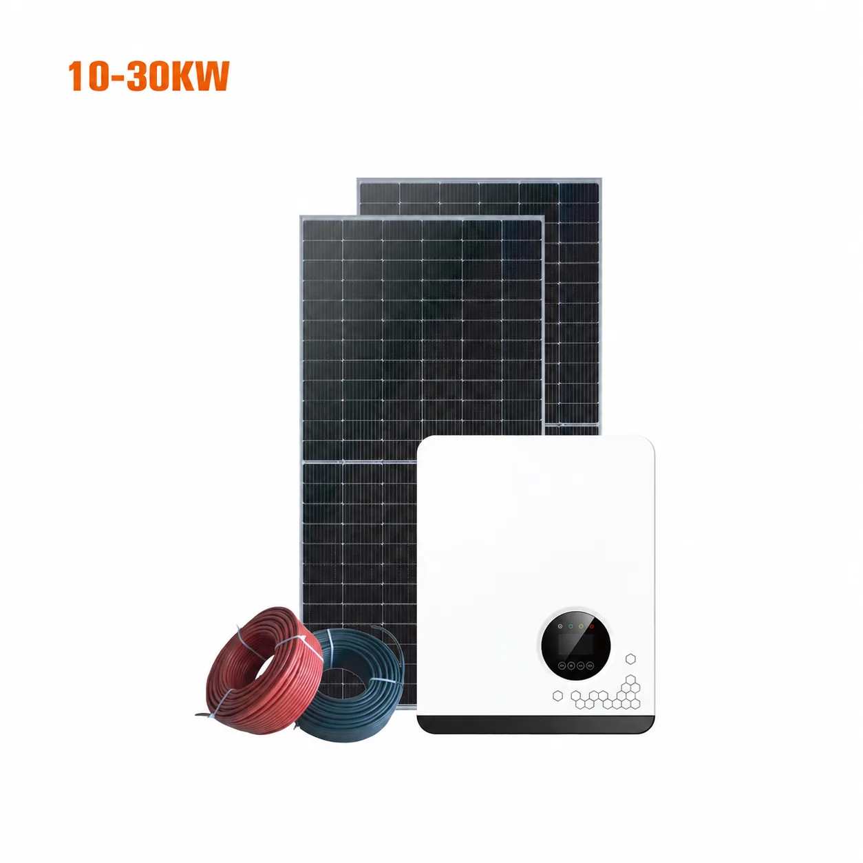 Sisteme fotovoltaice on-grid rezidențiale 10–30 kW — ilustrație de configurație