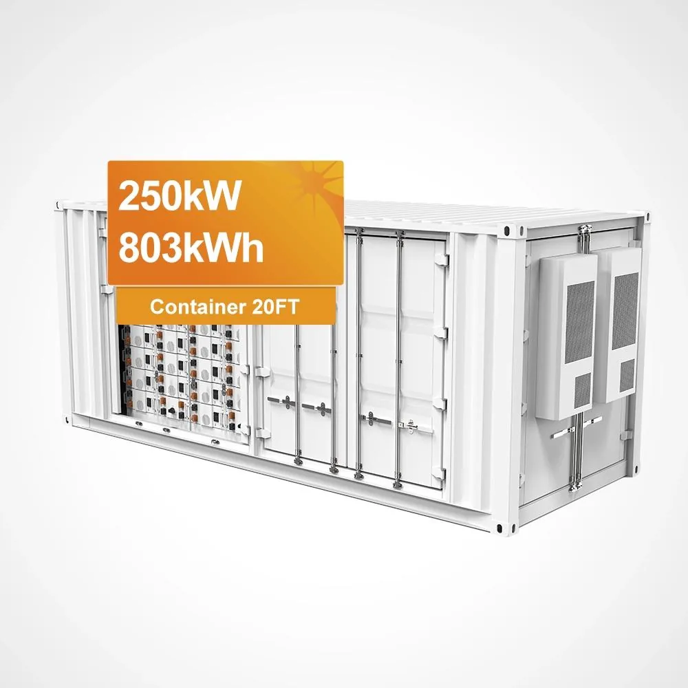 Container de stocare 250 kW / 803 kWh — ilustrație de configurație