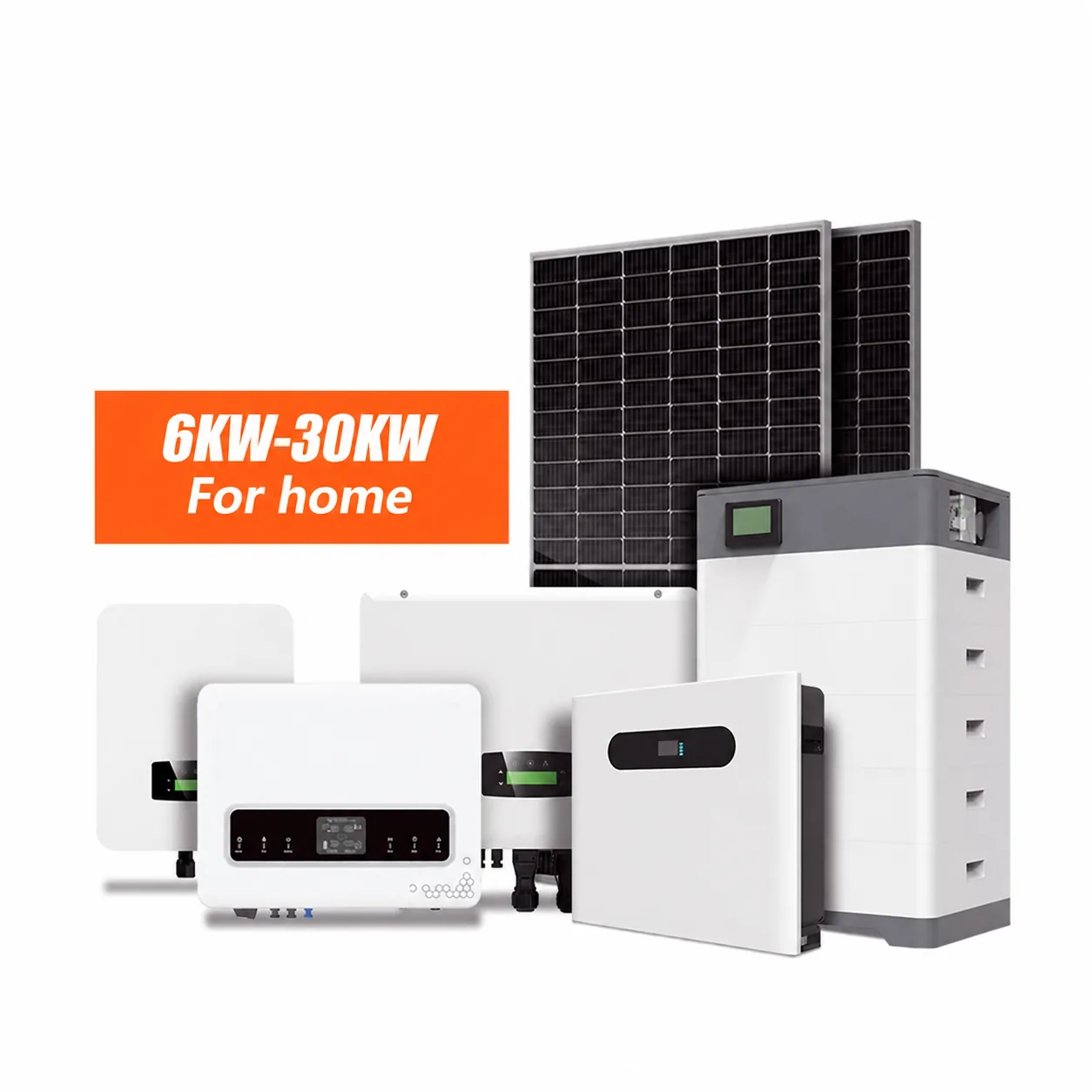 Sisteme fotovoltaice complete, configurabile — ilustrație de configurație