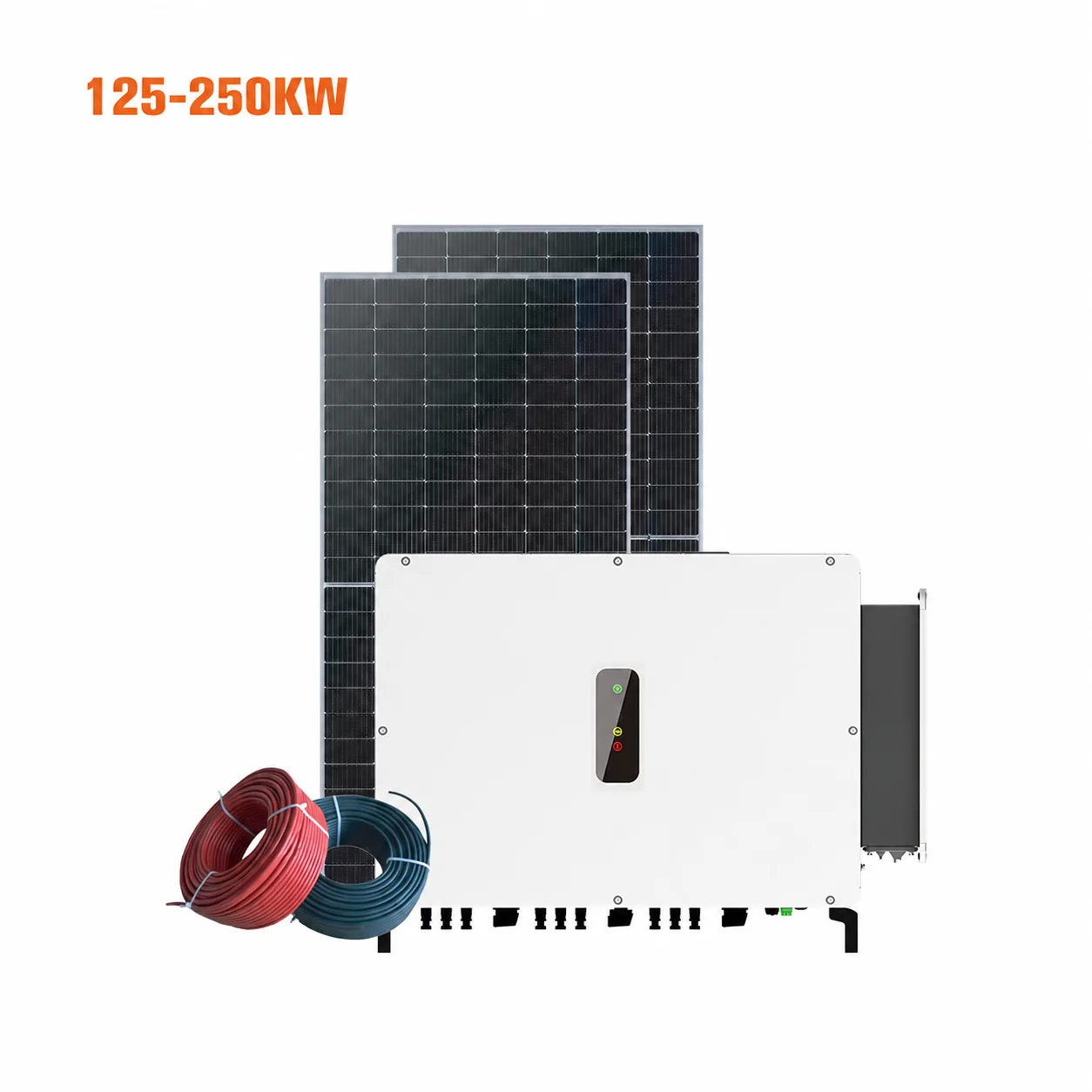 Sisteme fotovoltaice on-grid comerciale 125–250 kW — ilustrație de configurație